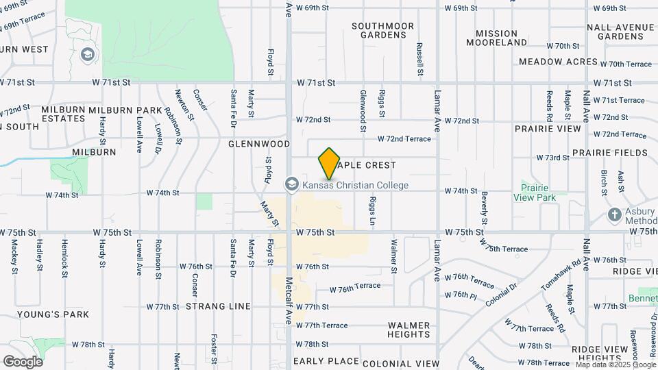 6810 W 74th St Mapa y Detalles de la Ubicación
