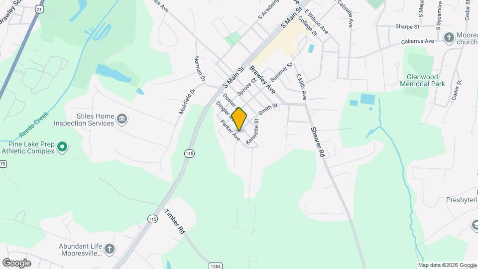 402 Parker Ave Map and Location Details