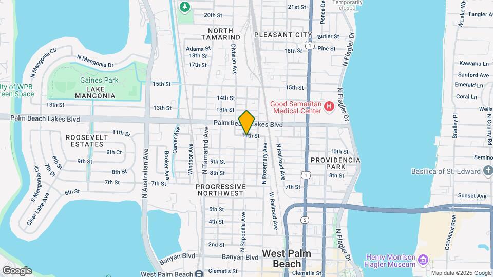 1120 N Sapodilla Ave Map and Location Details