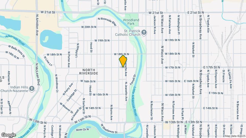 807 W 17th St N Map and Location Details