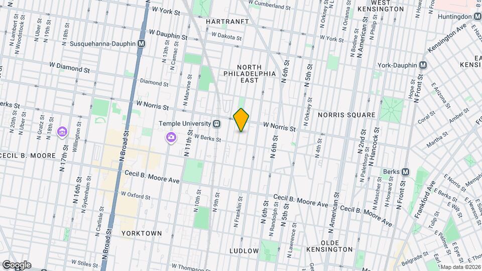 1921 N 8th St Mapa y Detalles de la Ubicación