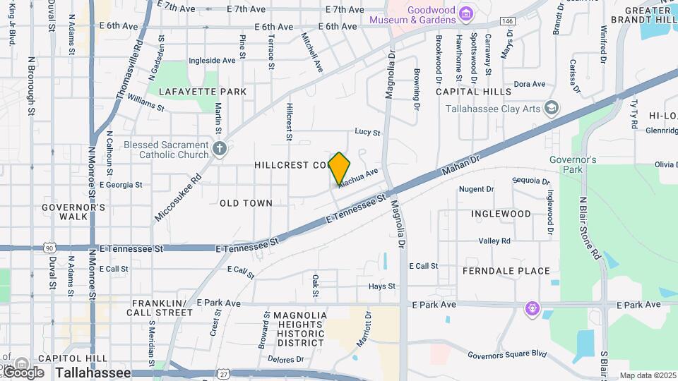 1011 Alachua Ave Map and Location Details