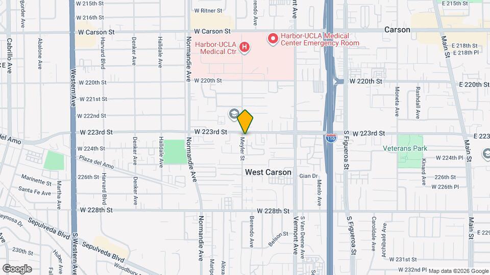 22310 Meyler St Mapa y Detalles de la Ubicación