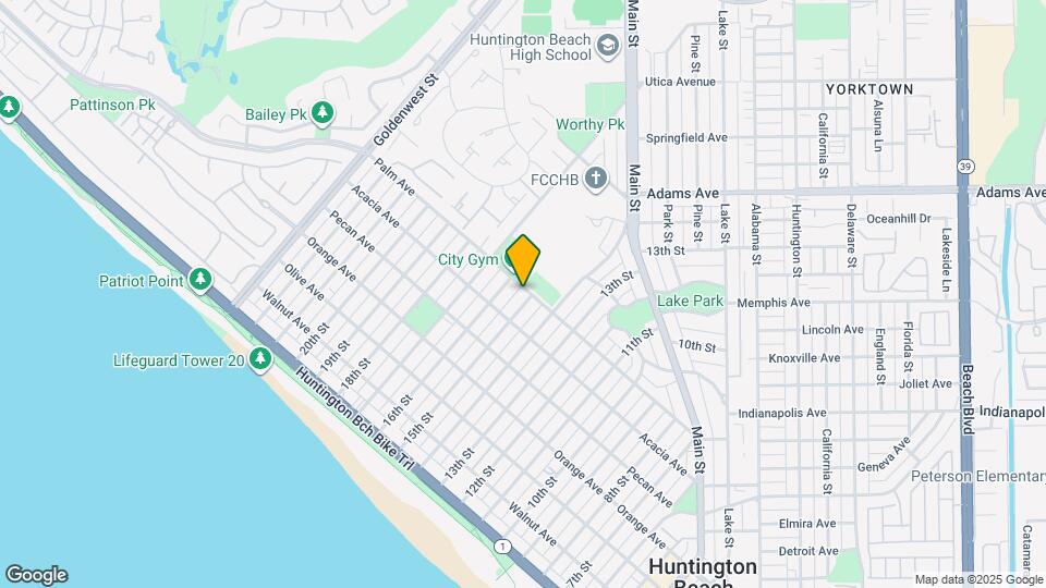 1505 Palm Ave Map and Location Details