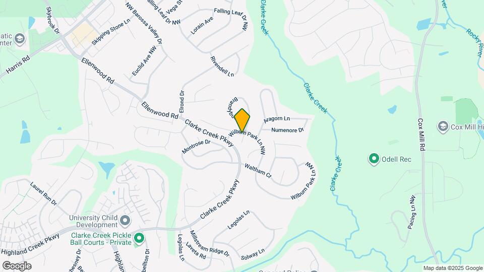 1426 Wilburn Park Ln NW Mapa y Detalles de la Ubicación