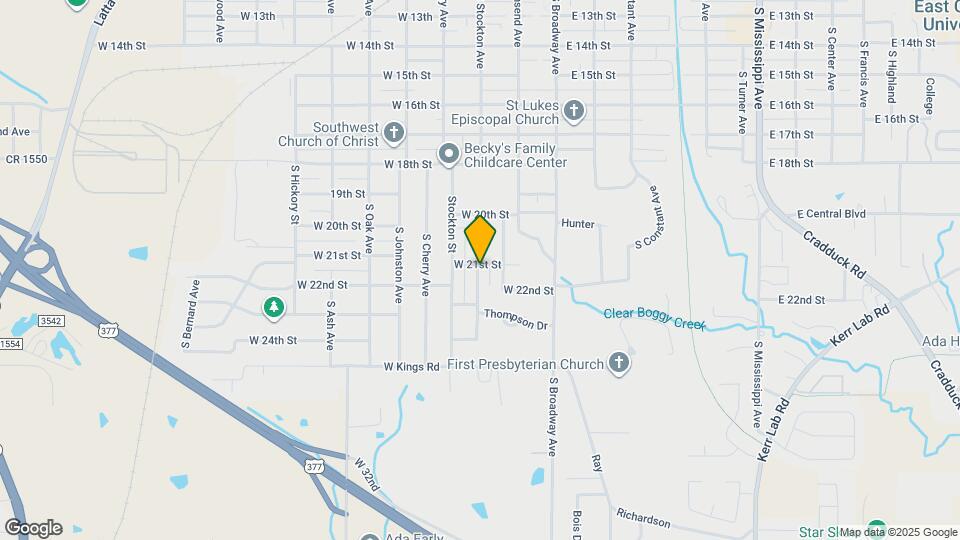 1106 S High School St Map and Location Details