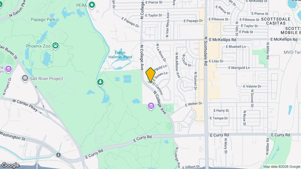 1540 N El Camino Map and Location Details