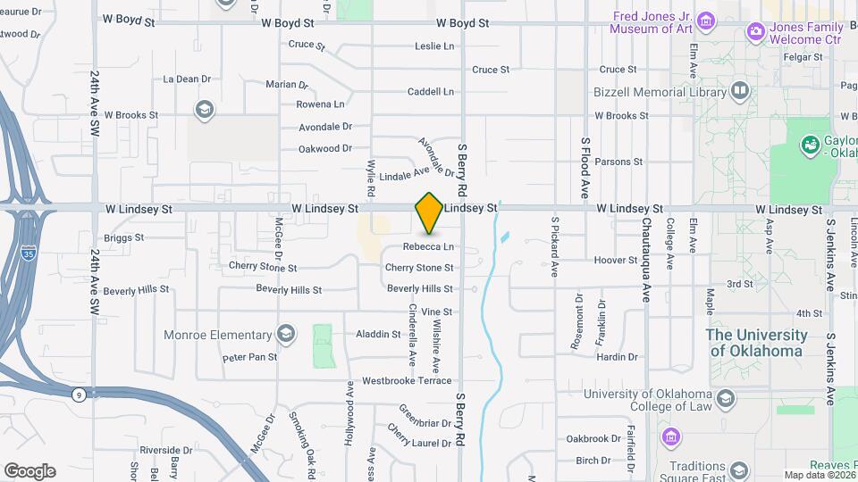 1305 Rebecca Ln Map and Location Details