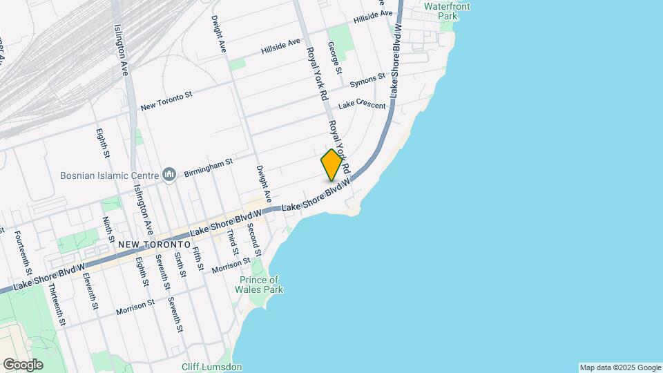 2666 Lake Shore Blvd W Map and Location Details