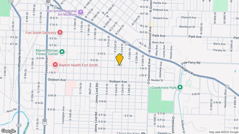 922 S 23rd St Mapa y Detalles de la Ubicación