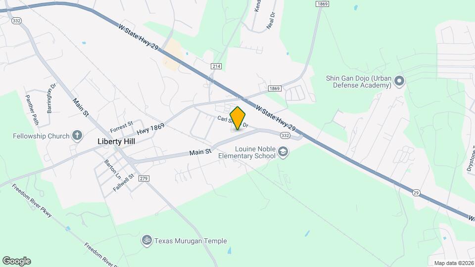 334 TX-332 Loop Map and Location Details