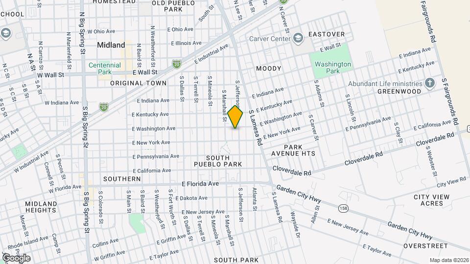 504 S Jefferson St Map and Location Details