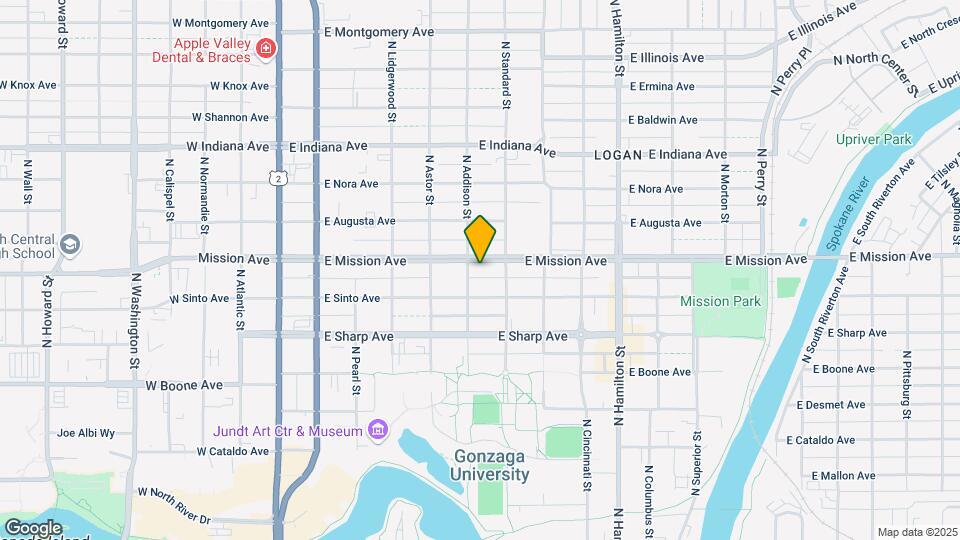 508 E Nora Ave Mapa y Detalles de la Ubicación