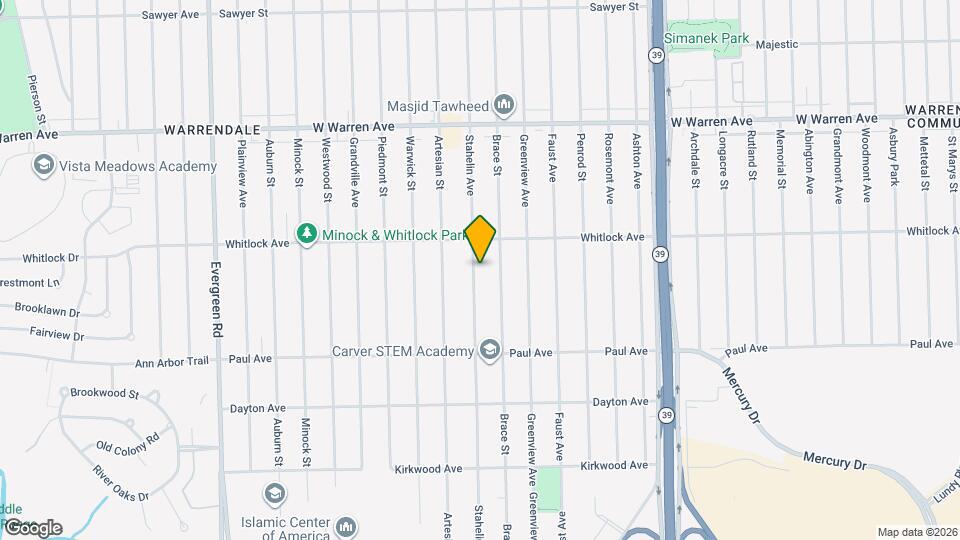 6490 Stahelin Ave Map and Location Details