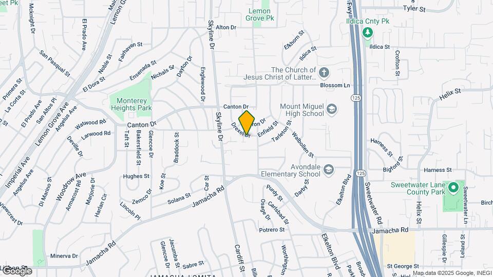 1530 Drexel Dr Map and Location Details