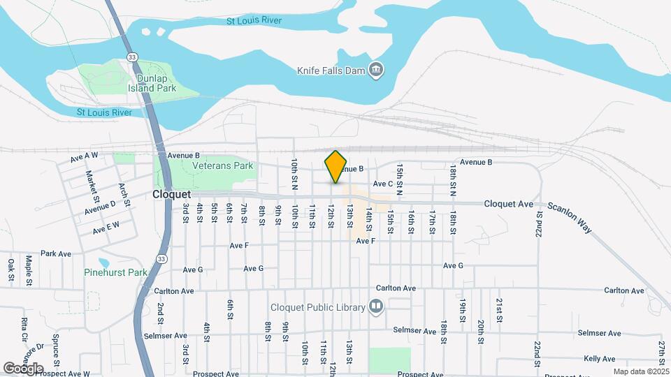1205 Cloquet Ave Map and Location Details