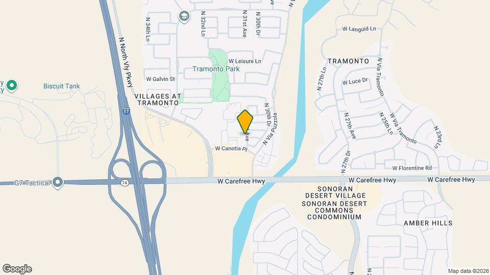 34818 N 31st Ave Map and Location Details