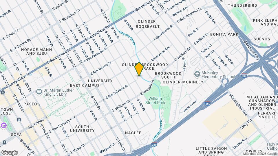 382 S 17th St Map and Location Details
