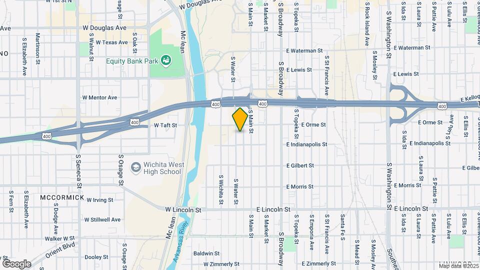 820 S Water St Map and Location Details