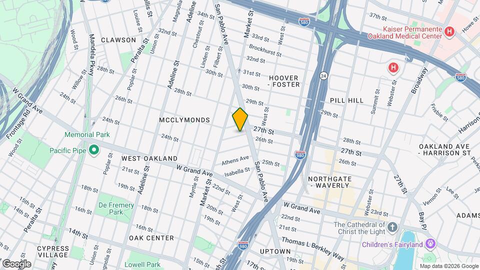 828 Milton St Map and Location Details
