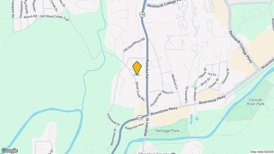 320 Shoal Creek Rd Map and Location Details