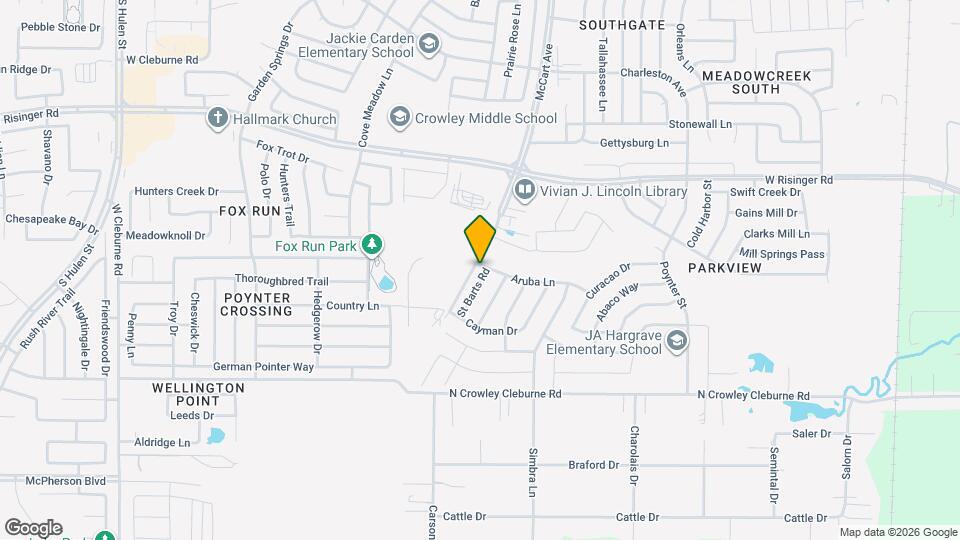 9100 St Barts Rd Map and Location Details