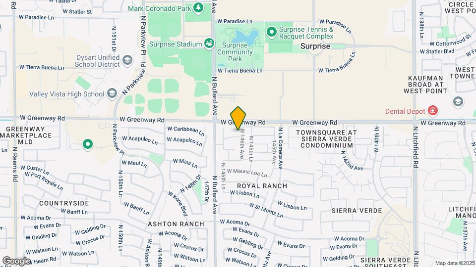 14610 W Acapulco Ln Map and Location Details