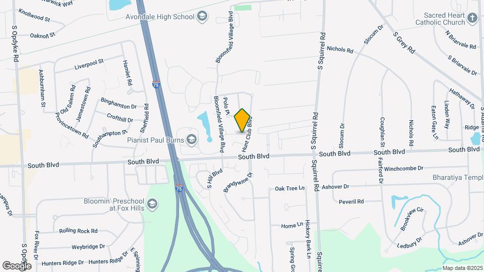 910 Chestnut Hill Dr, Unit H Map and Location Details