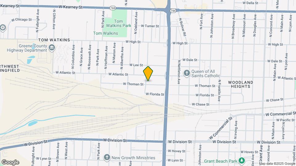 1731 W Thoman St Map and Location Details