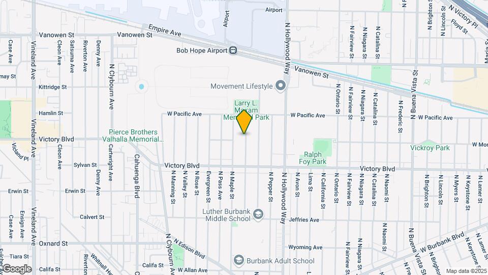 2101 N Kenwood St Map and Location Details