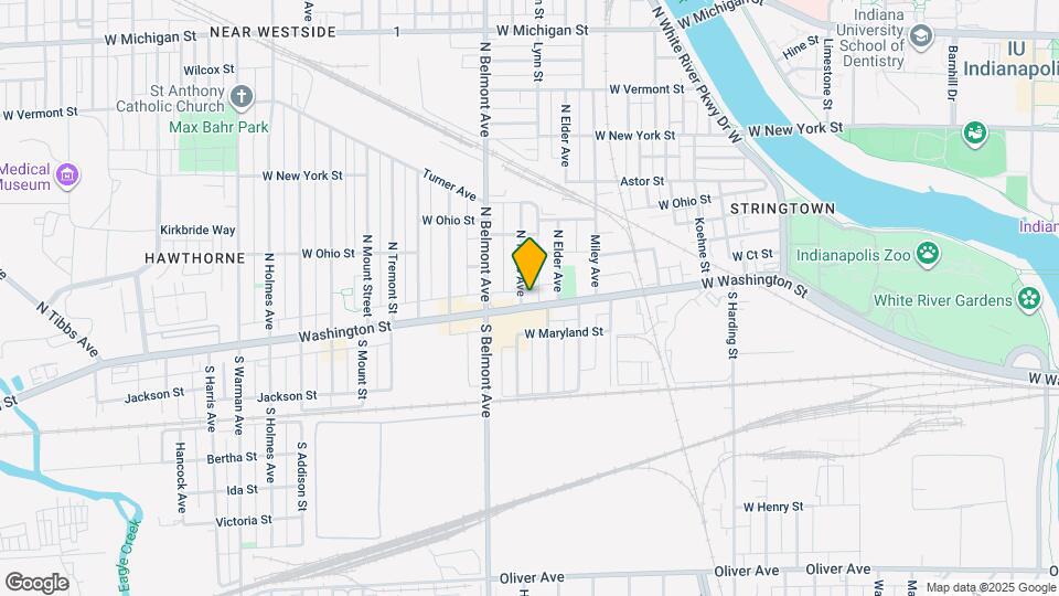 1918 W Washington St Map and Location Details
