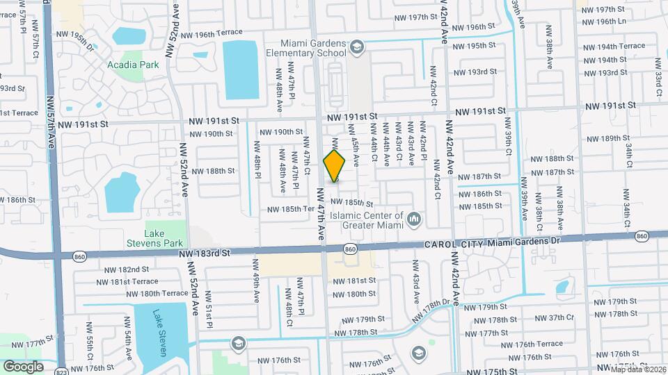 18602 NW 46th Ave Map and Location Details