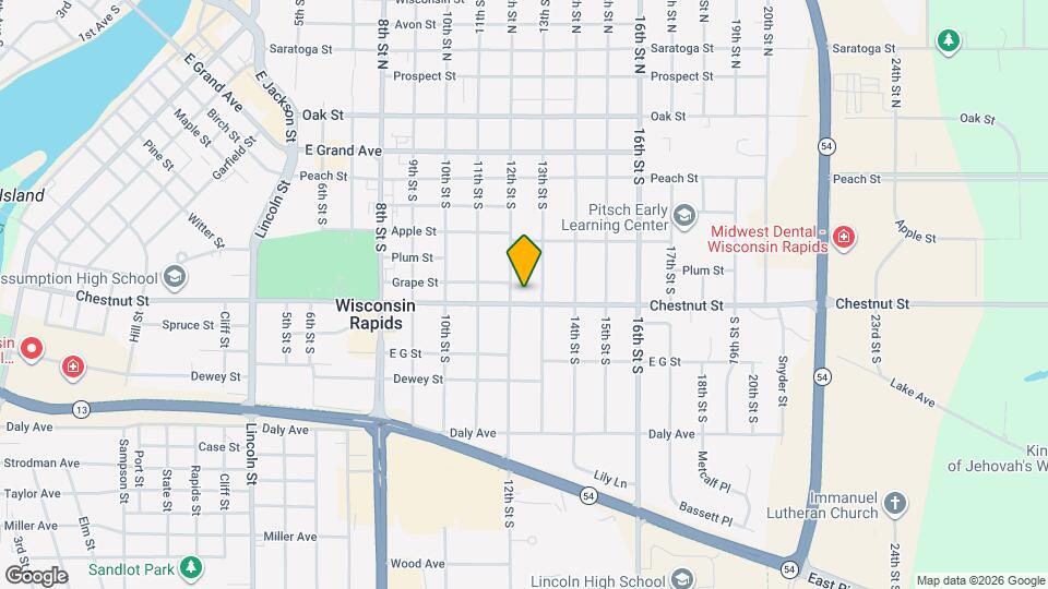 1231 Chestnut St, Unit 1231 Chestnut Map and Location Details