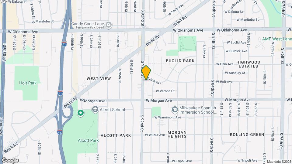 3414 S 92nd St Mapa y Detalles de la Ubicación