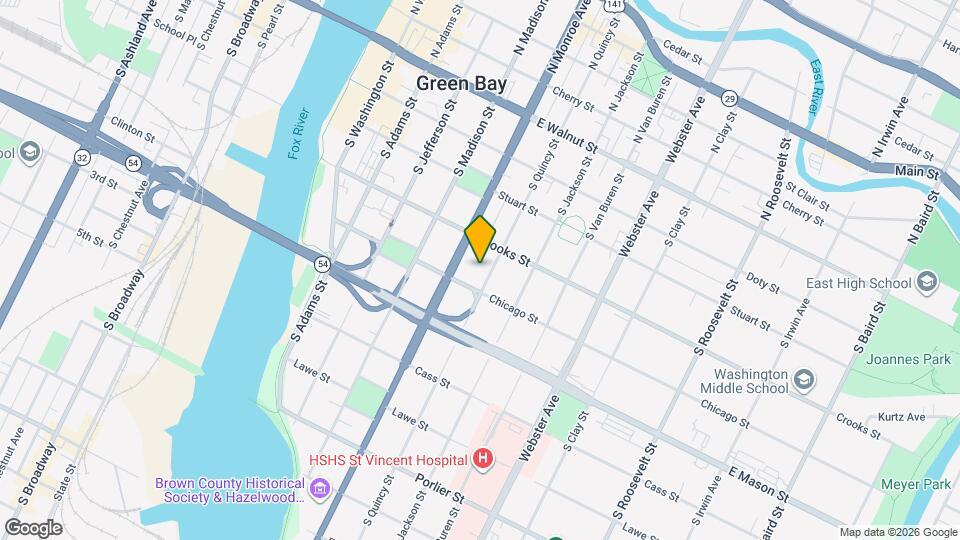 426 S Quincy St Map and Location Details