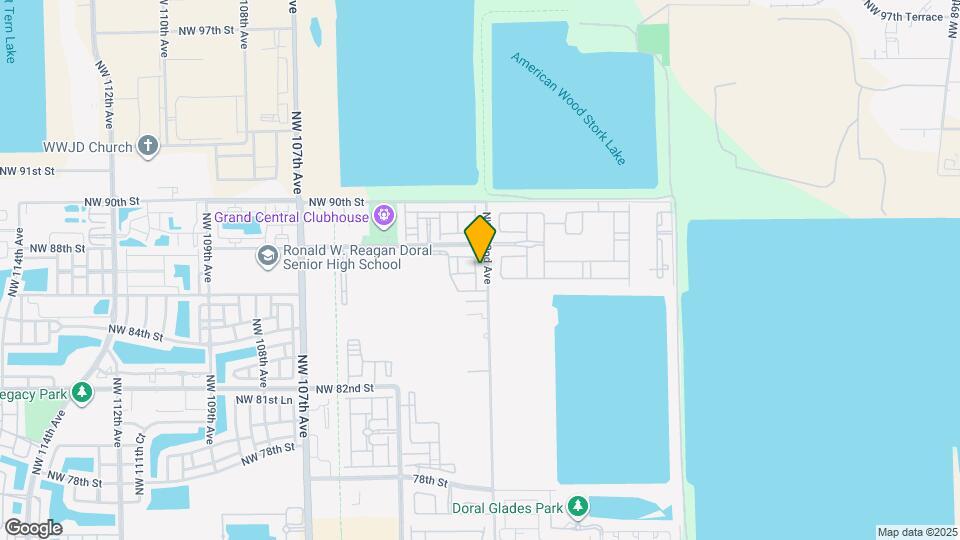 8725 NW 102nd Ct Map and Location Details