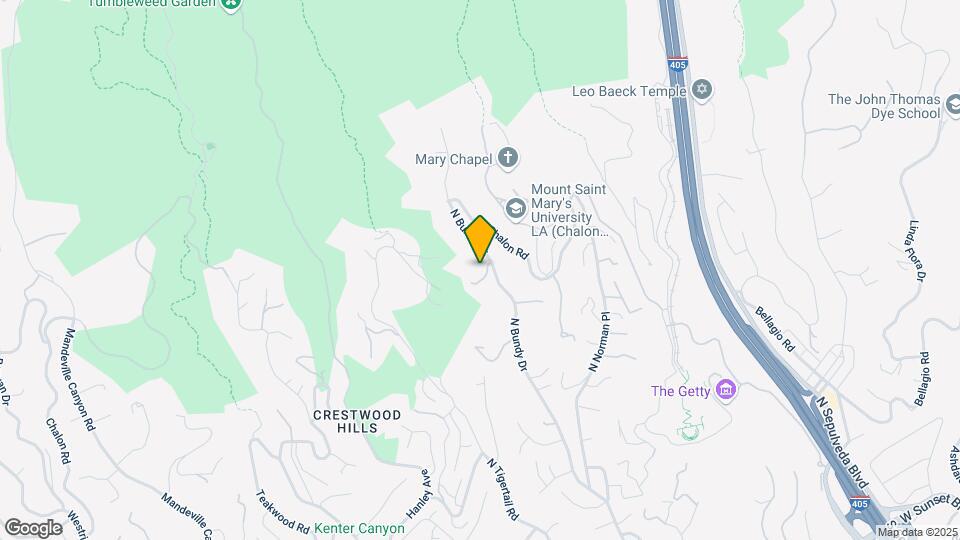 1255 N Bundy Dr Map and Location Details
