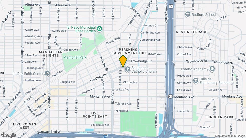 3704 Bliss Ave Map and Location Details