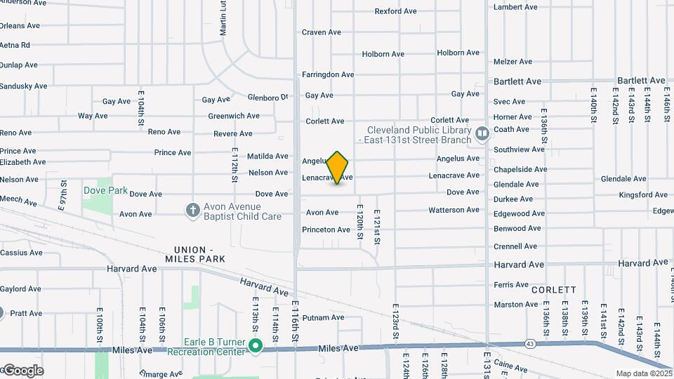 11817 Dove Ave Map and Location Details