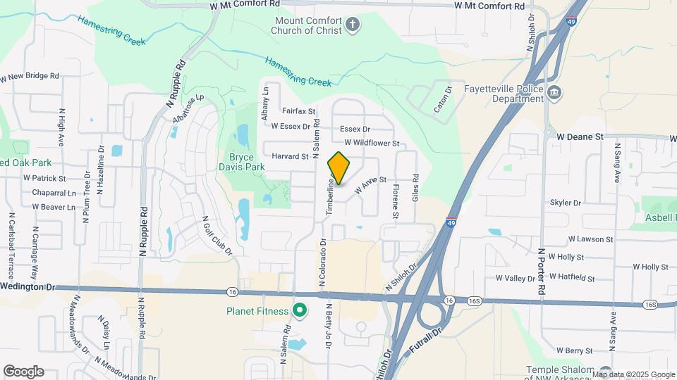 3237 W Woodfield Way Map and Location Details