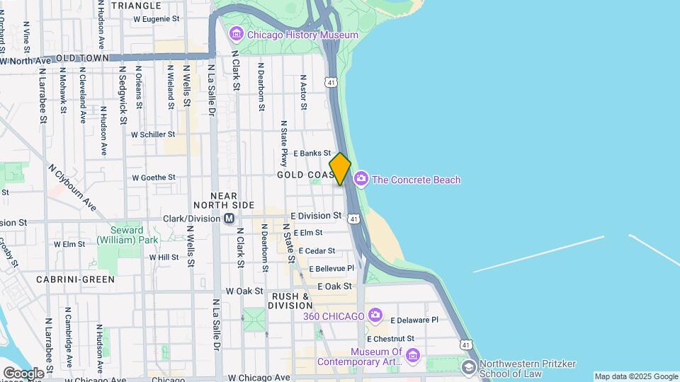 1240 N Lake Shore Dr Map and Location Details