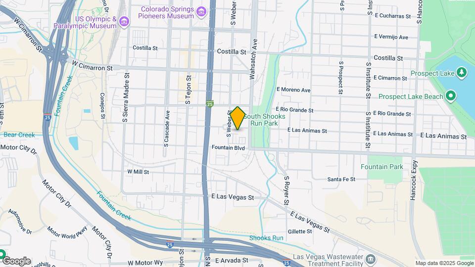 333 E Las Animas St Map and Location Details