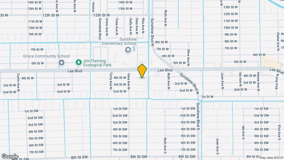 3405 4th St W Map and Location Details