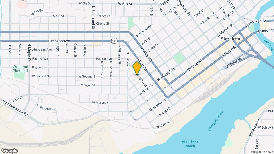 213 N Washington St Map and Location Details