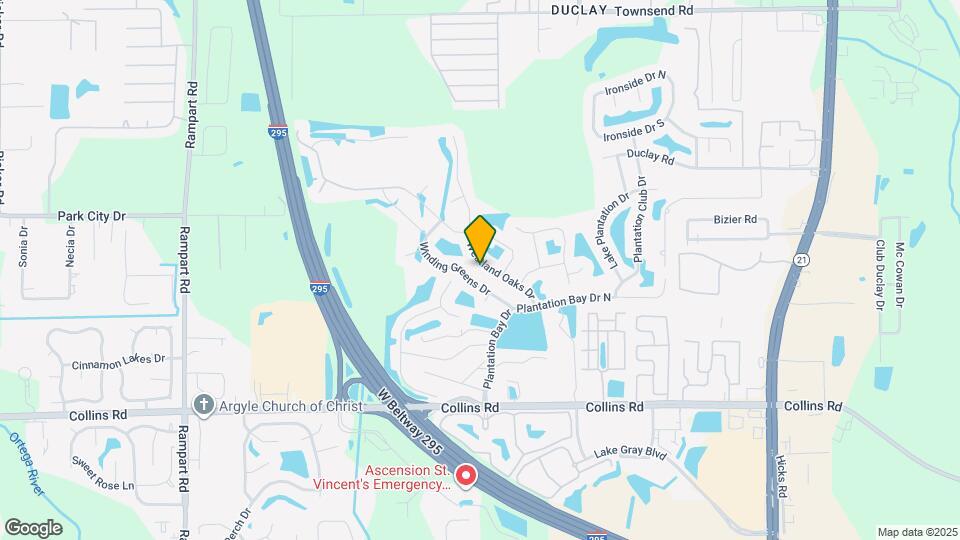 7524 Westland Oaks Dr Map and Location Details