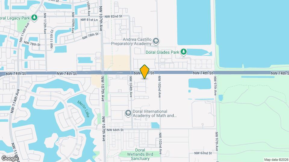 10219 NW 72nd Ter Map and Location Details