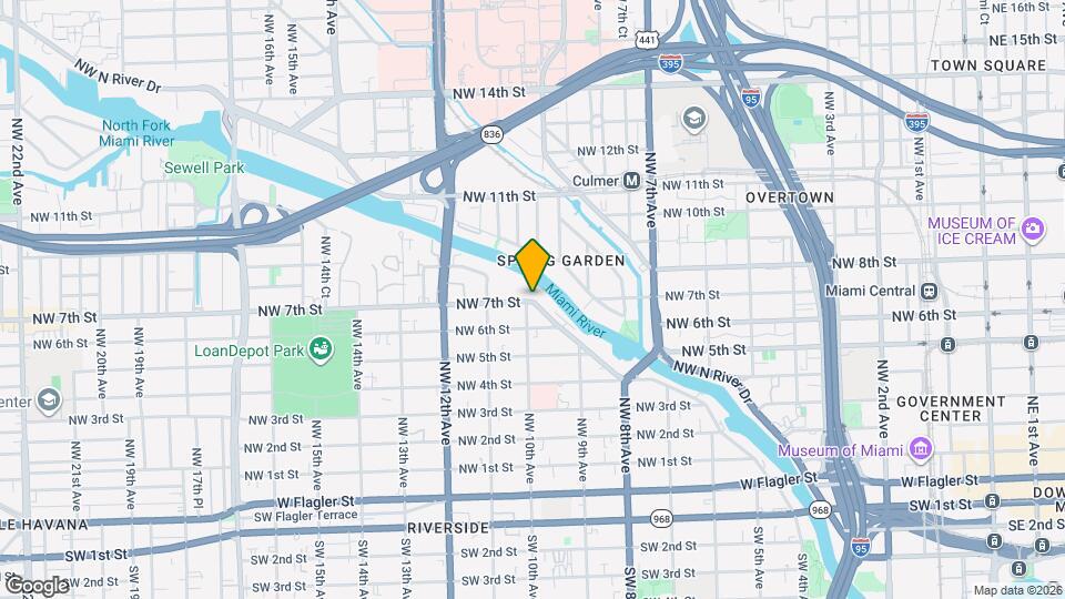 927 NW 7th St Map and Location Details
