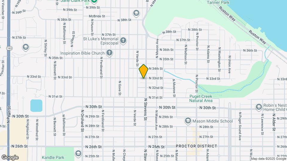 3216 N Stevens St Map and Location Details