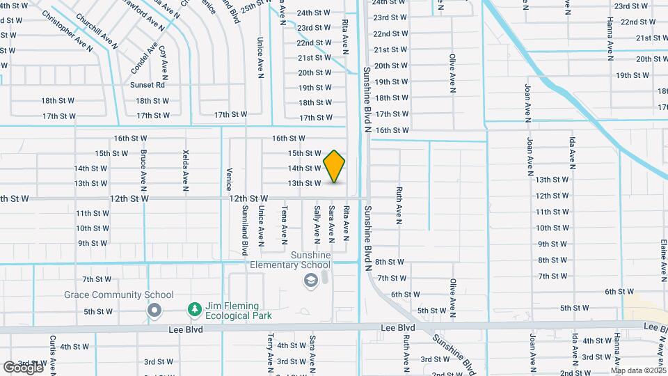 3405 13th St W Map and Location Details