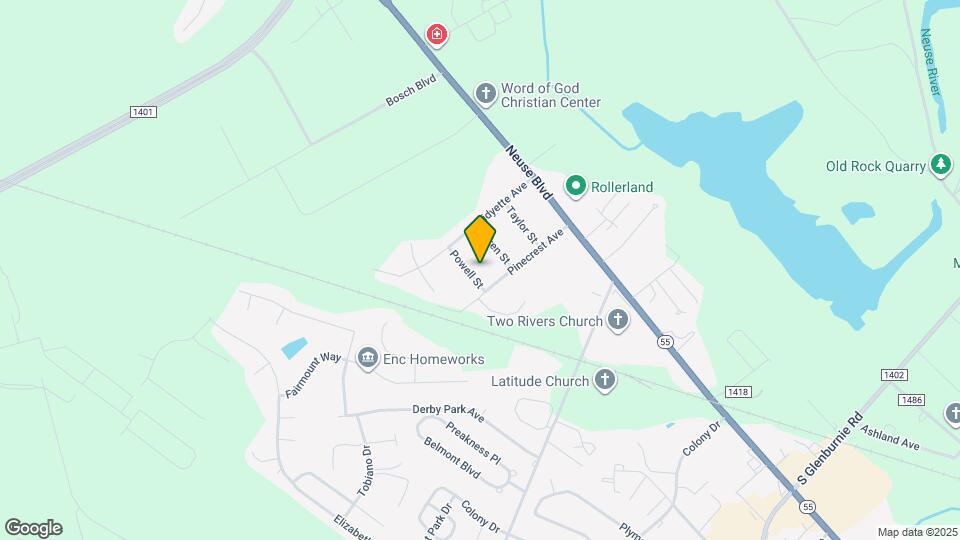 3504 Powell St Map and Location Details